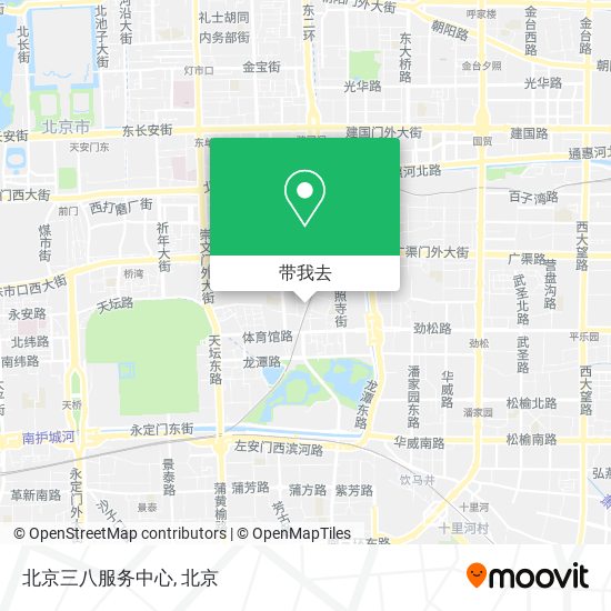 北京三八服务中心地图