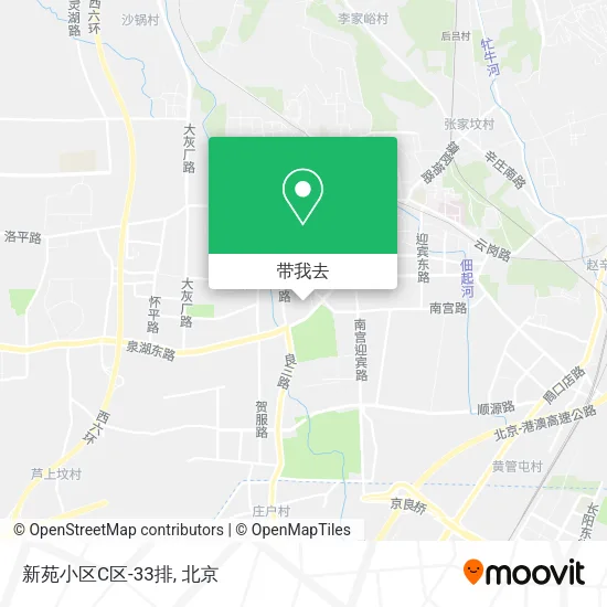 新苑小区C区-33排地图