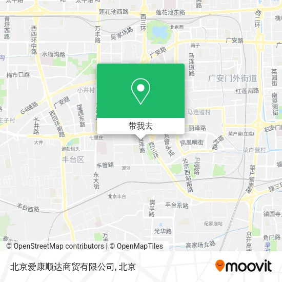 北京爱康顺达商贸有限公司地图