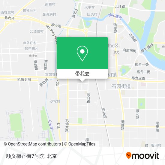 顺义梅香街7号院地图