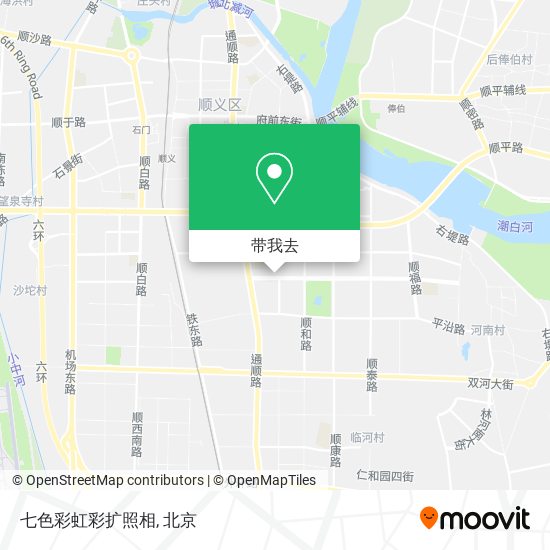 七色彩虹彩扩照相地图