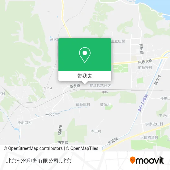 北京七色印务有限公司地图