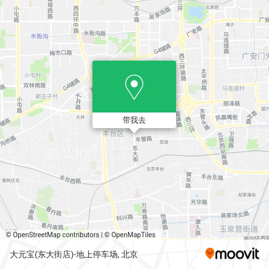 大元宝(东大街店)-地上停车场地图