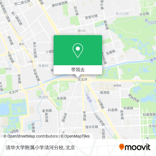 清华大学附属小学清河分校地图