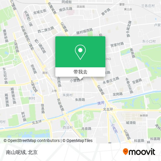 南山呢绒地图