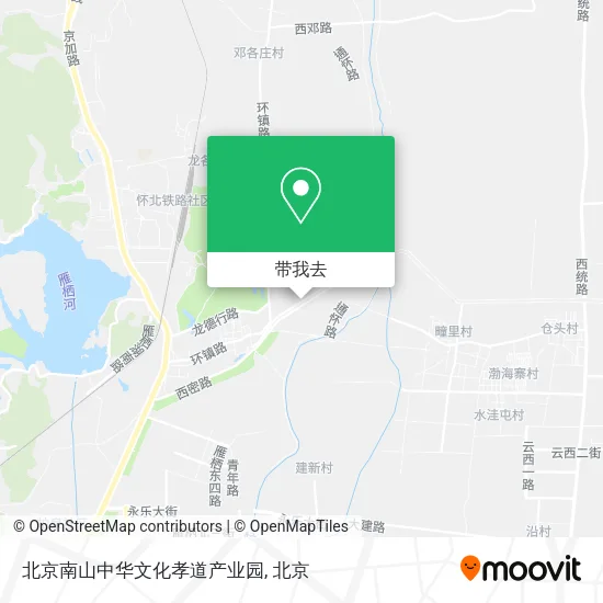 北京南山中华文化孝道产业园地图