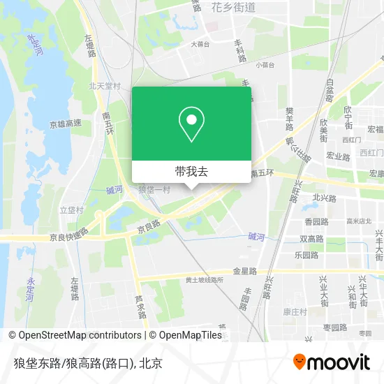 狼垡东路/狼高路(路口)地图