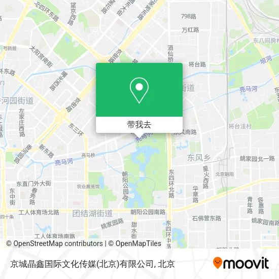 京城晶鑫国际文化传媒(北京)有限公司地图