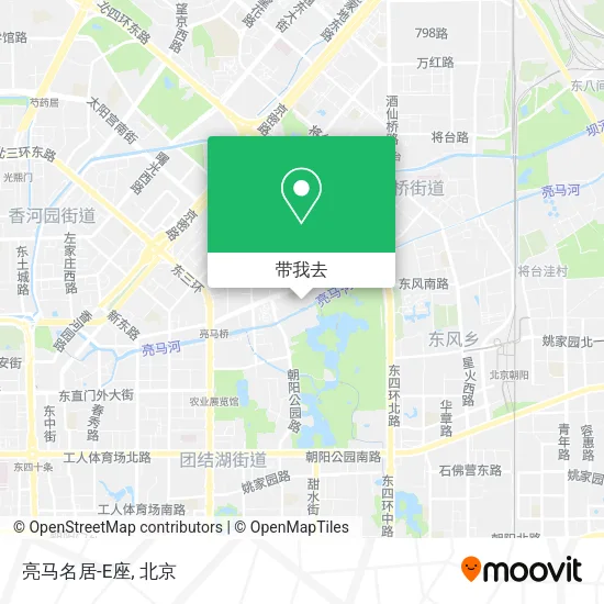 亮马名居-E座地图