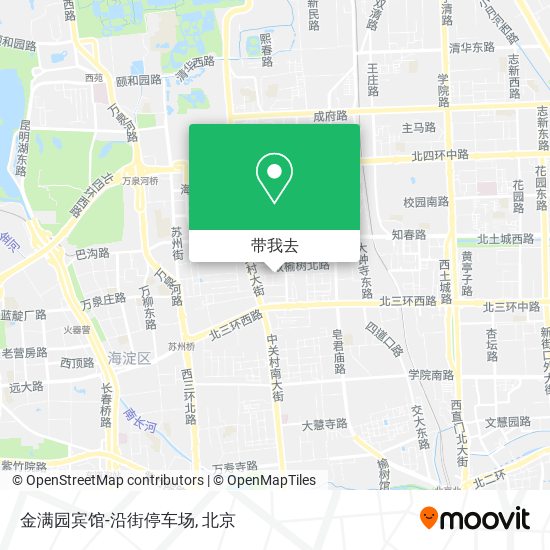 金满园宾馆-沿街停车场地图