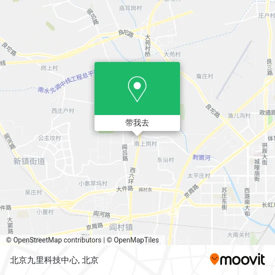 北京九里科技中心地图