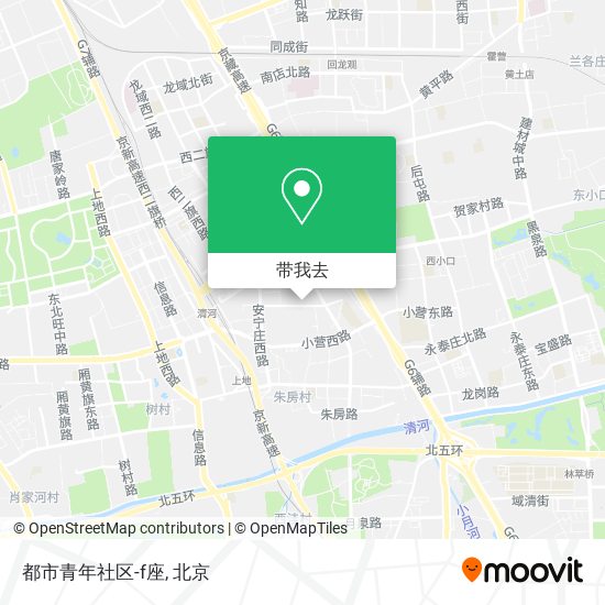 都市青年社区-f座地图