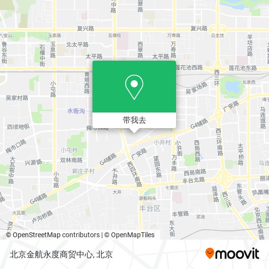 北京金航永度商贸中心地图