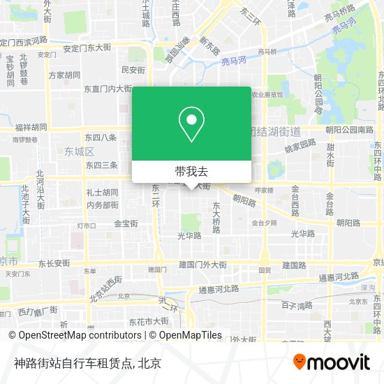 神路街站自行车租赁点地图