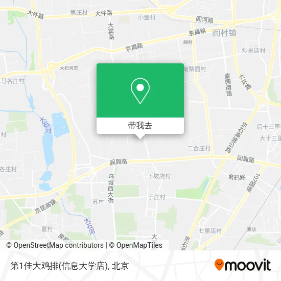 第1佳大鸡排(信息大学店)地图