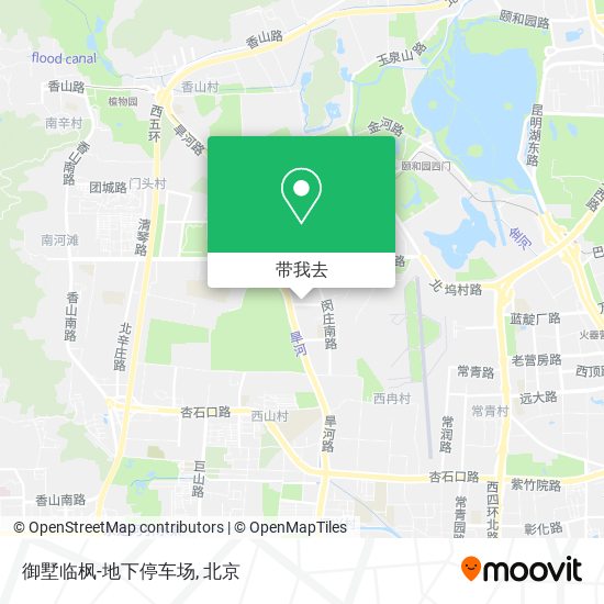 御墅临枫-地下停车场地图