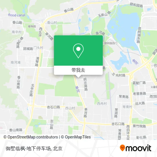 御墅临枫-地下停车场地图