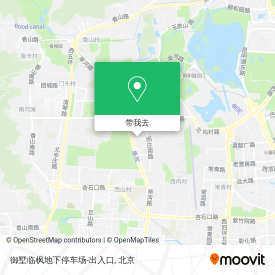 御墅临枫地下停车场-出入口地图