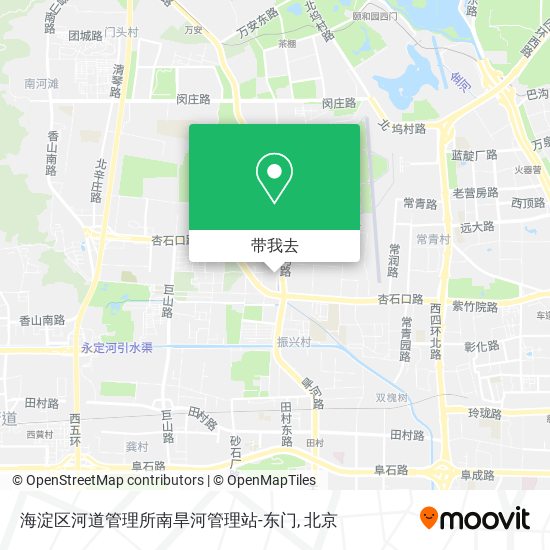 海淀区河道管理所南旱河管理站-东门地图