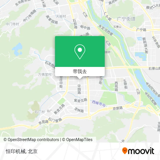 恒印机械地图