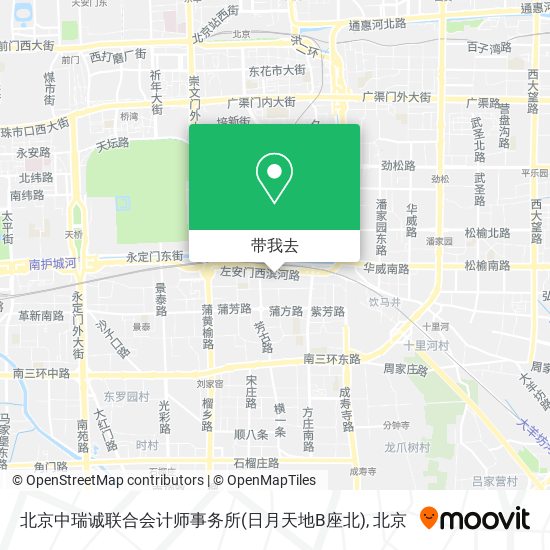 北京中瑞诚联合会计师事务所(日月天地B座北)地图
