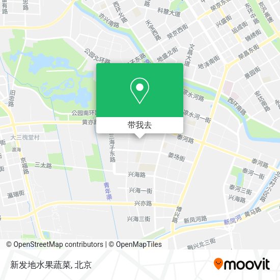 新发地水果蔬菜地图