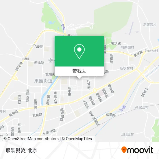 服装熨烫地图