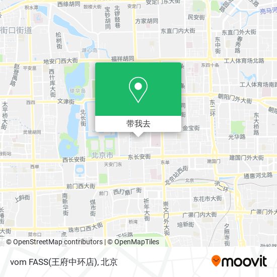 vom FASS(王府中环店)地图