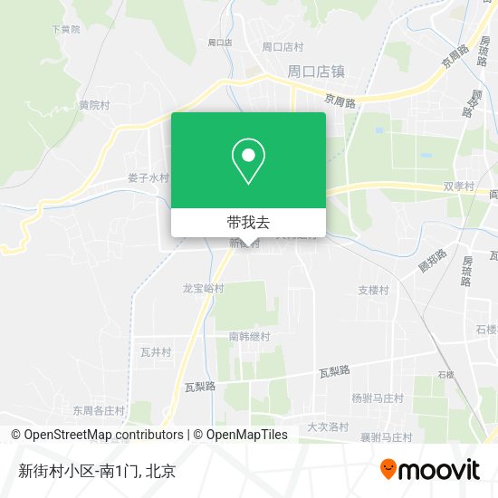 新街村小区-南1门地图
