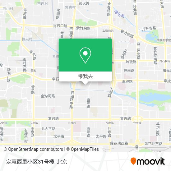 定慧西里小区31号楼地图