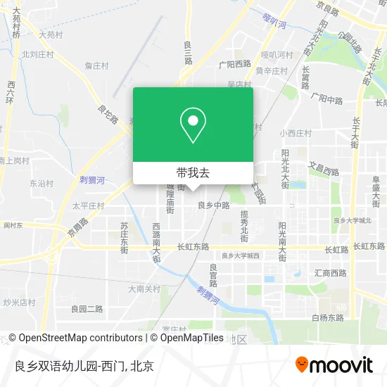 良乡双语幼儿园-西门地图