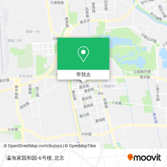 瀛海家园和园-6号楼地图