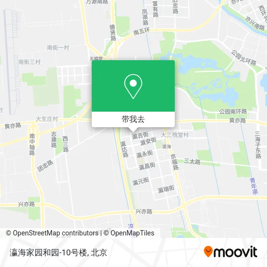 瀛海家园和园-10号楼地图