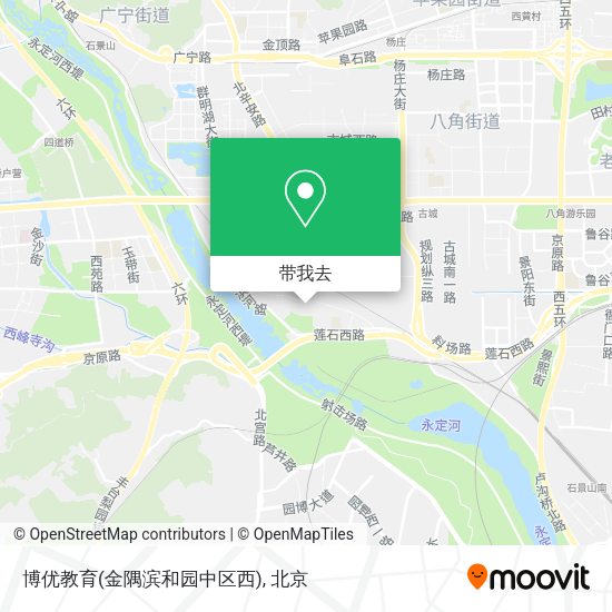 博优教育(金隅滨和园中区西)地图