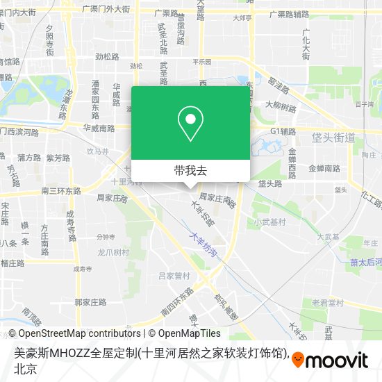 美豪斯MHOZZ全屋定制(十里河居然之家软装灯饰馆)地图