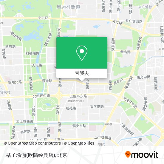 桔子瑜伽(欧陆经典店)地图