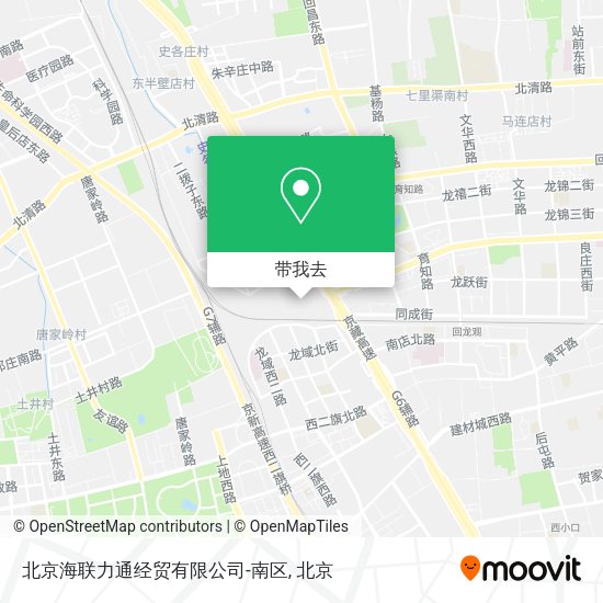 北京海联力通经贸有限公司-南区地图