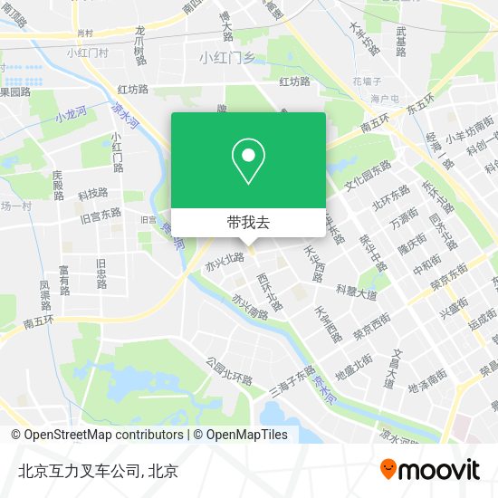 北京互力叉车公司地图