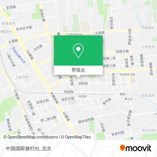 中国国际旅行社地图
