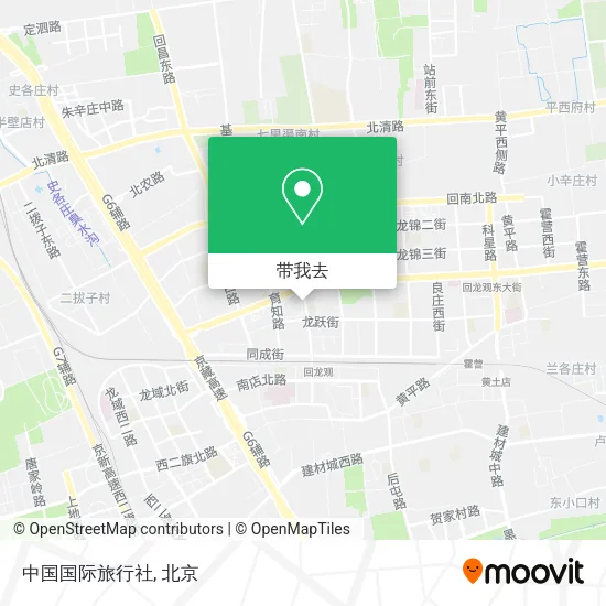 中国国际旅行社地图