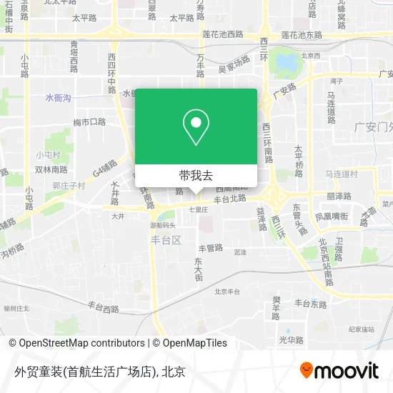 外贸童装(首航生活广场店)地图