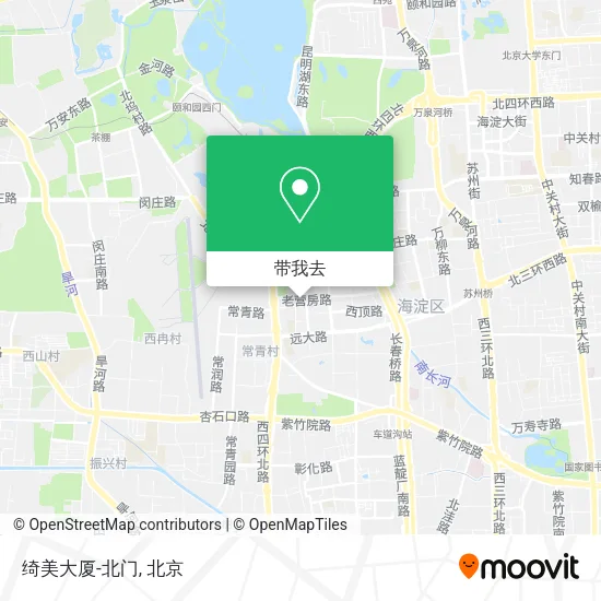 绮美大厦-北门地图