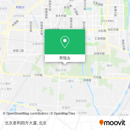 北京君利四方大厦地图