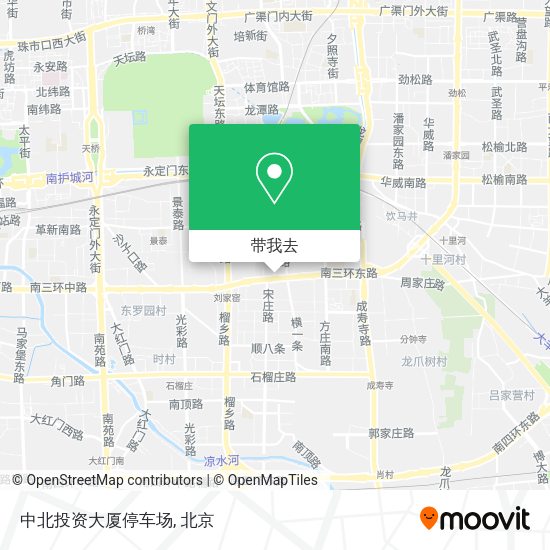 中北投资大厦停车场地图