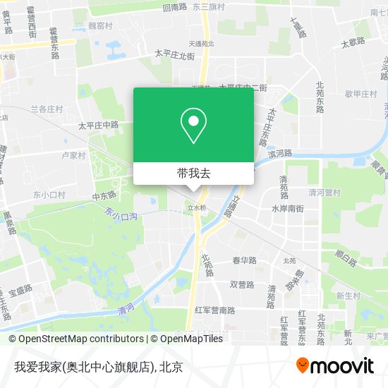 我爱我家(奥北中心旗舰店)地图