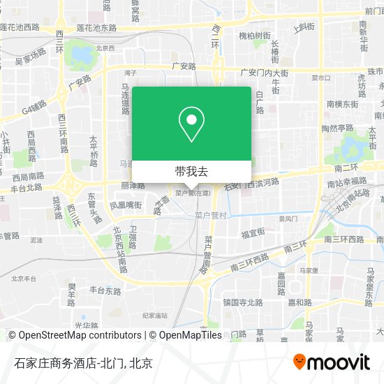 石家庄商务酒店-北门地图