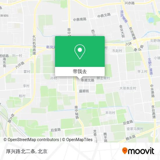 厚兴路北二条地图