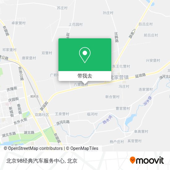 北京98经典汽车服务中心地图
