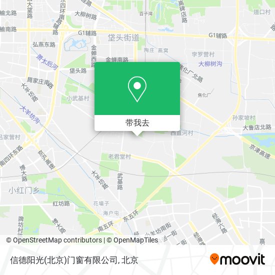 信德阳光(北京)门窗有限公司地图
