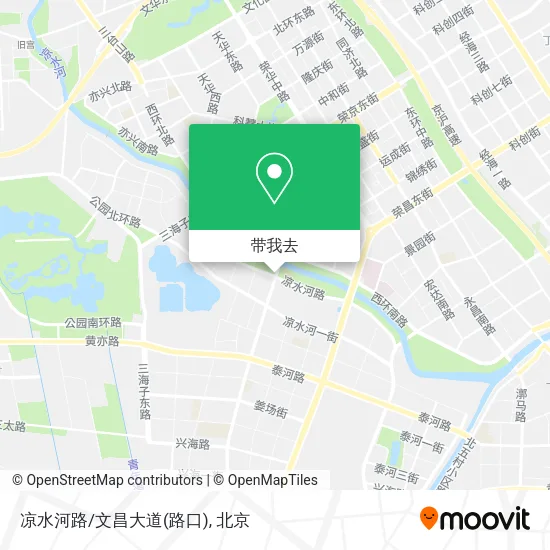凉水河路/文昌大道(路口)地图